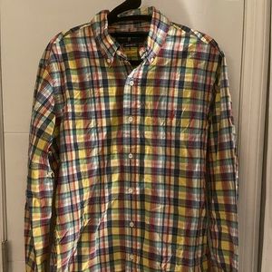 Polo Ralph Lauren Yellow/Red plaid shirt (Medium)